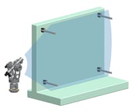 Checking machine surface plumb with Brunson 771 Jig Transit